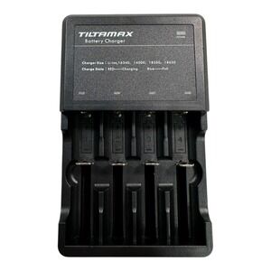 TILTA MAX Battery Charger Li-ion 16340 14500 18350 18650‎ Multi Battery